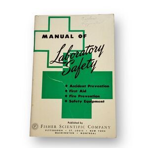 McDonnell Douglas Manual of Laboratory Safety Fisher Scientific Company 1950 VNT